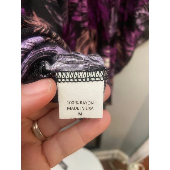 Loveappella women’s purple blouse size medium - Picture 7 of 7